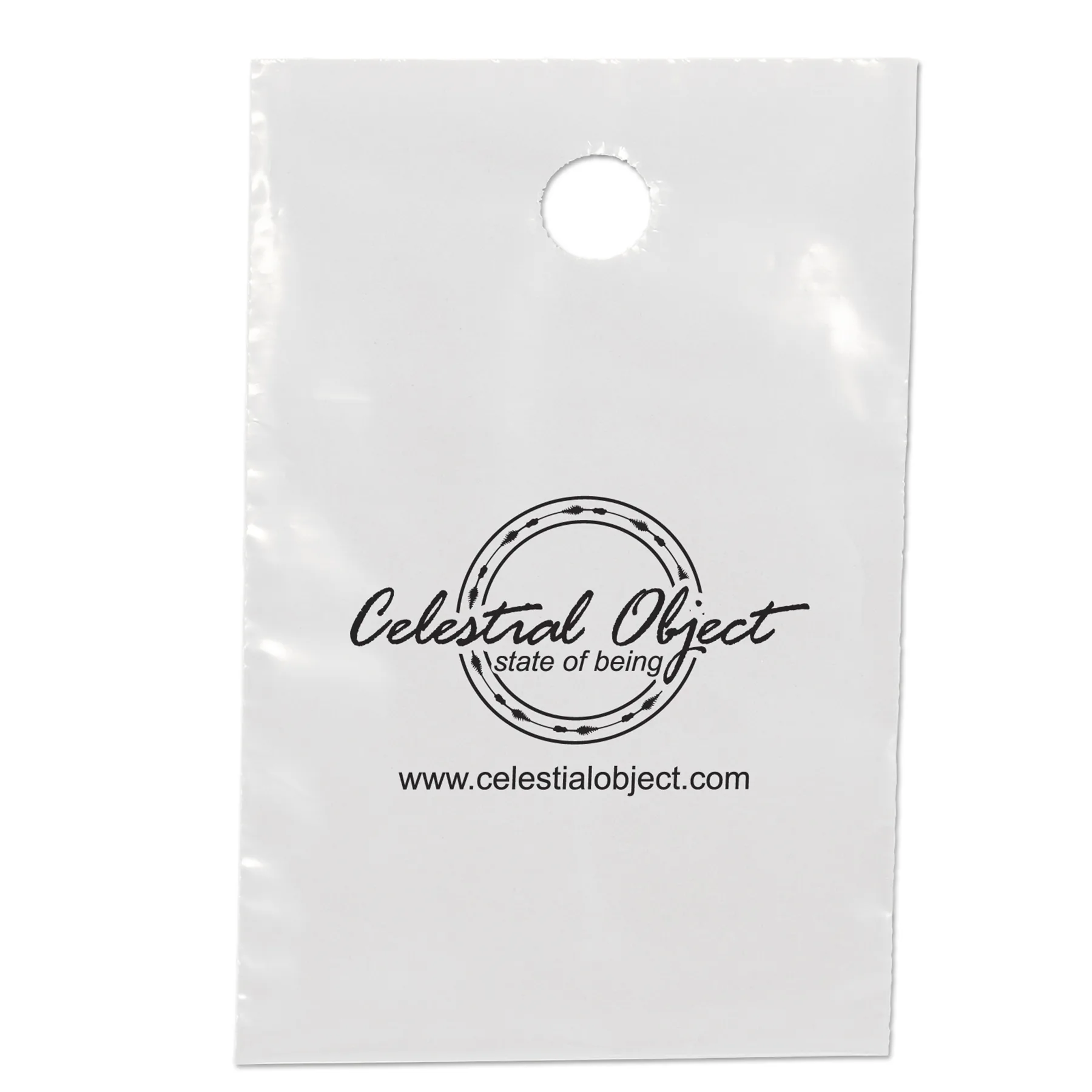 Doorknob Bag - Flexo Ink Print (9 1/2" x 14")
