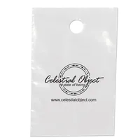 Doorknob Bag - Flexo Ink Print (9 1/2" x 14") — White