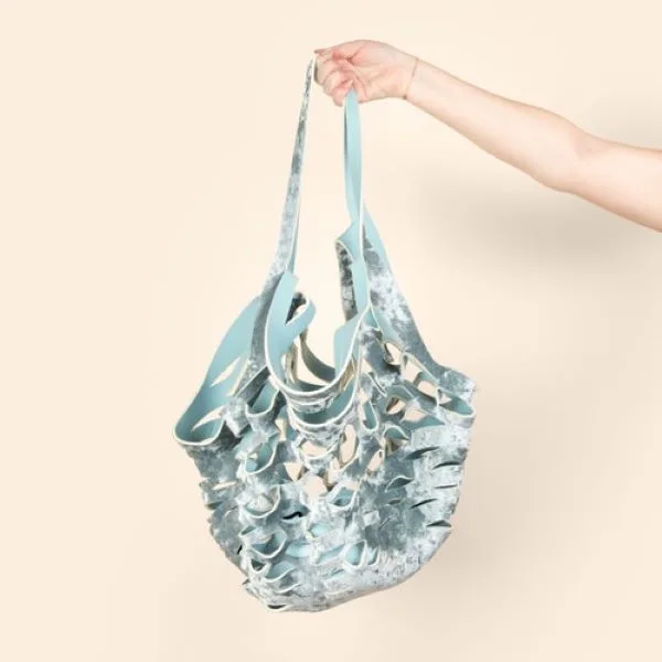 Seaside Velvet Neoprene Tote