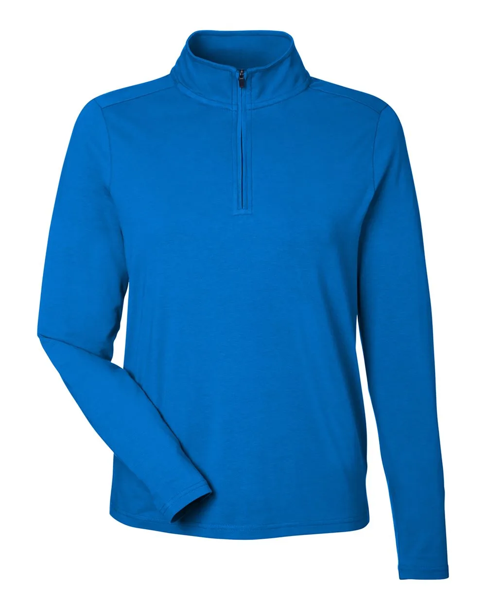 Devon and Jones® Women's Raleigh Stretch Quarter-Zip Pullover Sweater view 3