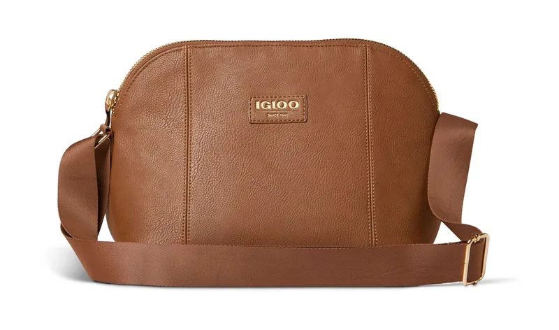 Igloo® Luxe Crossbody Cooler Bag Cognac