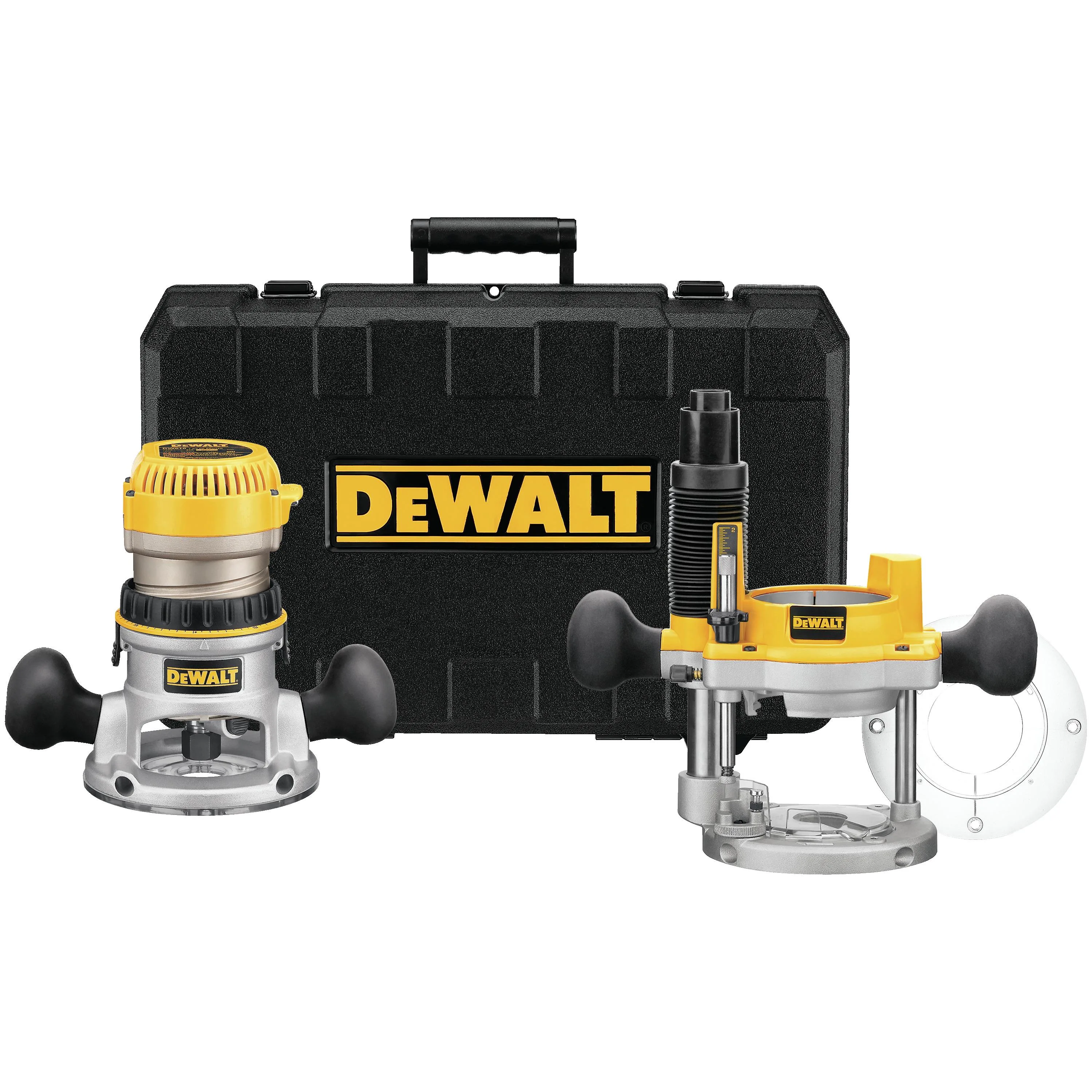 DeWalt 2-1/4 Max Hp Fixed Base/Plunge Router Combo Kit