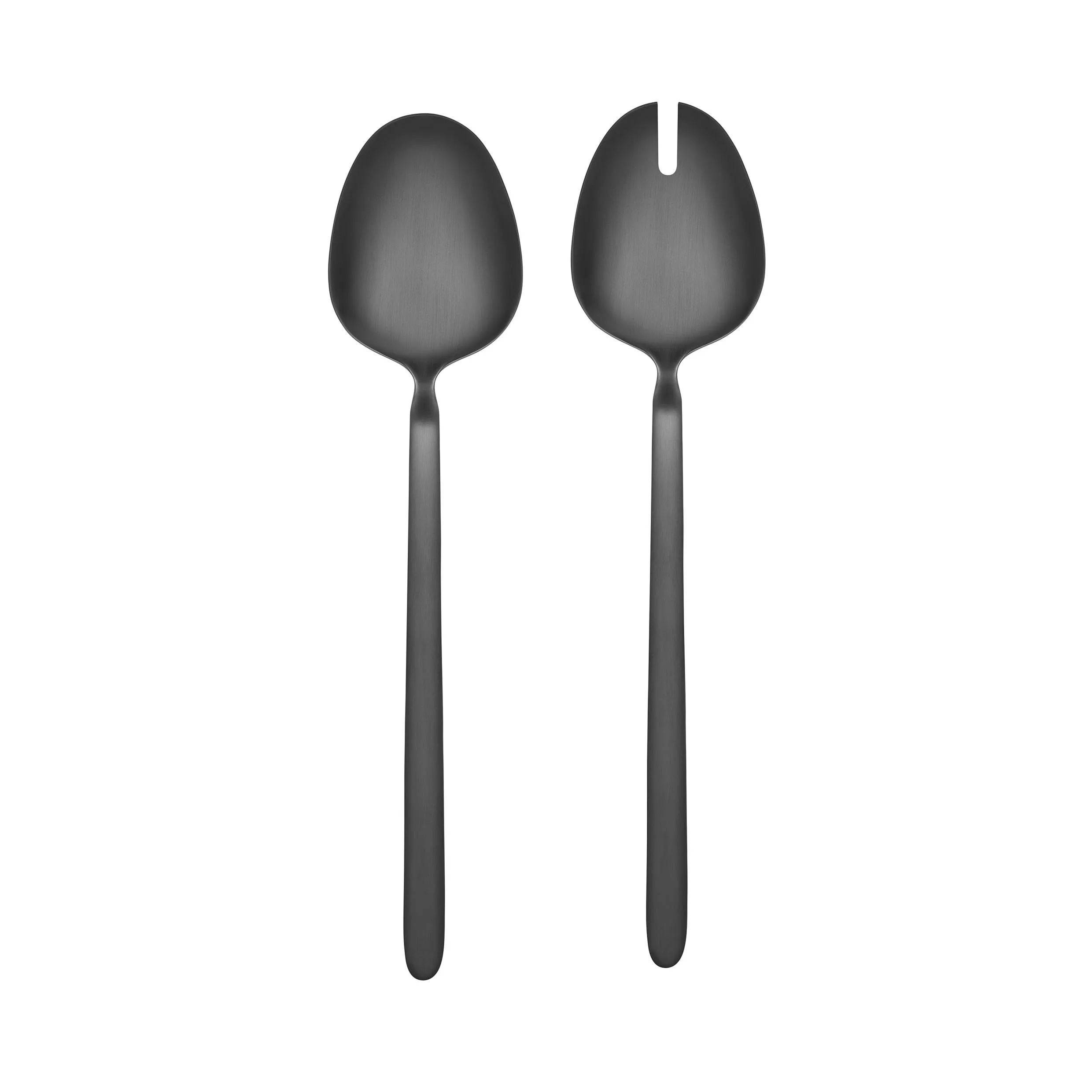 Blomus Stella Salad Servers - Pvd Coated Stainless Steel - Black
