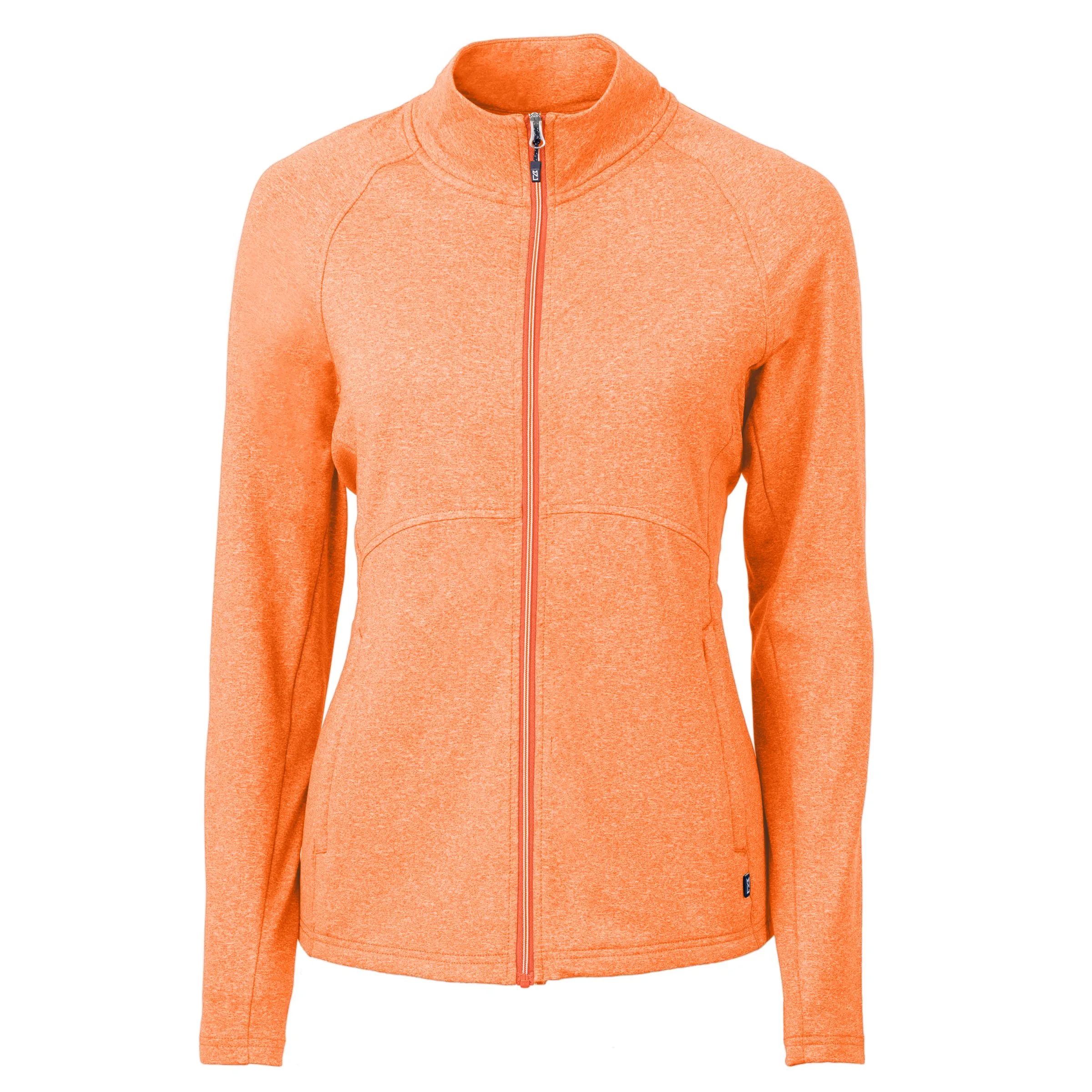 Cutter & Buck Adapt Eco Knit Heather Recycled Womens Full Zip view 3