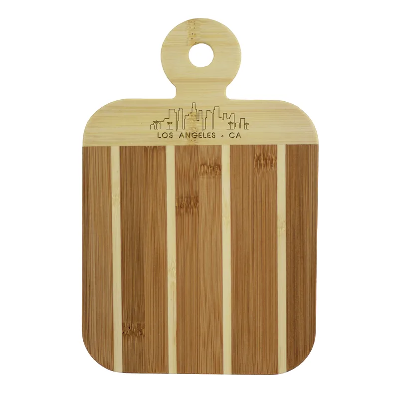 Striped Paddle Los Angeles City Skyline Board