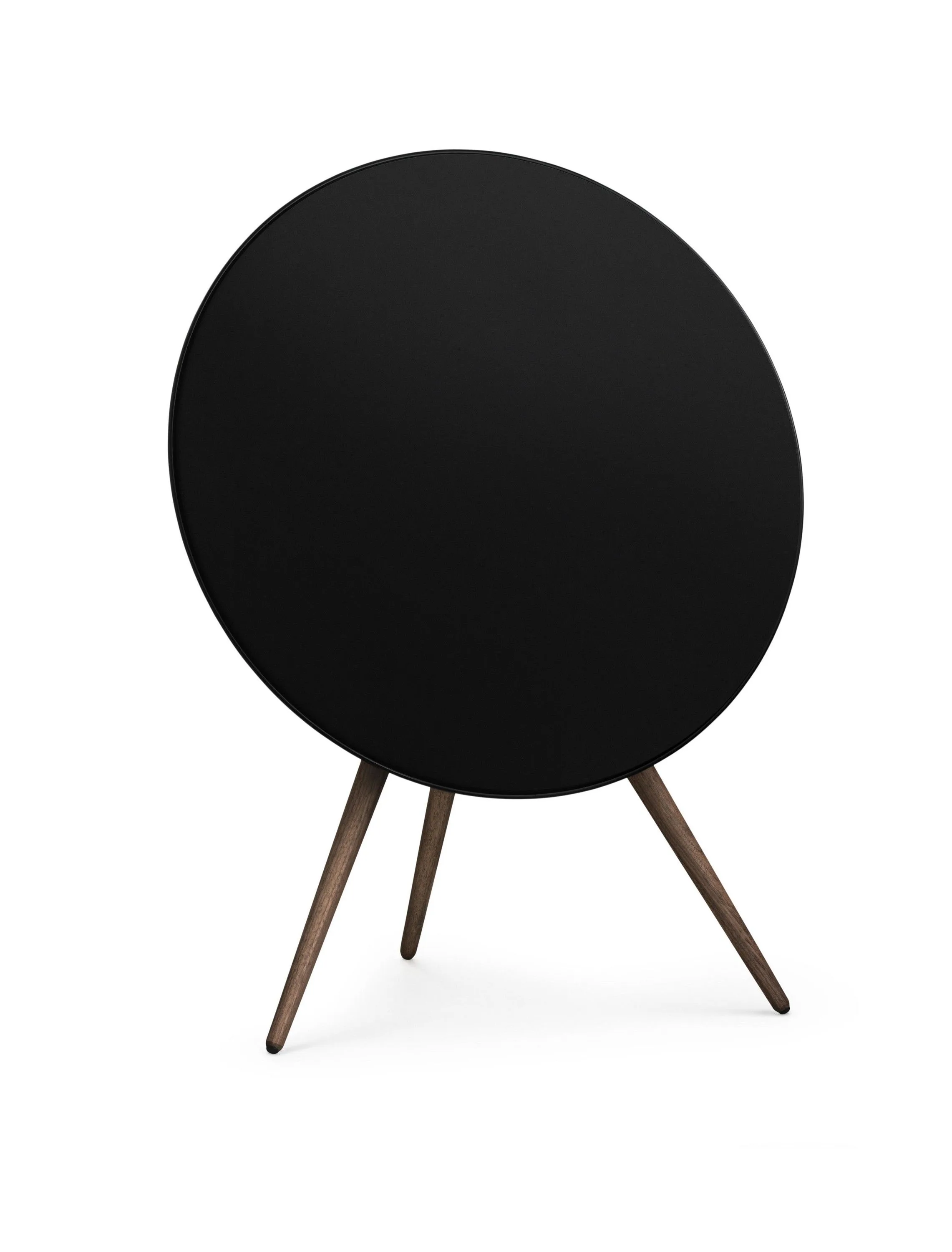 Bang & Olufsen BeoPlay Black A9 Home Speaker w/Walnut Legs
