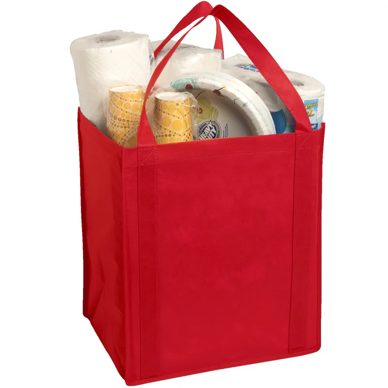 Large Non-Woven Grocery Shopping Tote Bag view 3