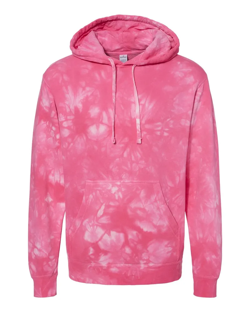 Independent Trading Co® Unisex Midweight Tie-Dyed Hooded Sweatshirt view 6
