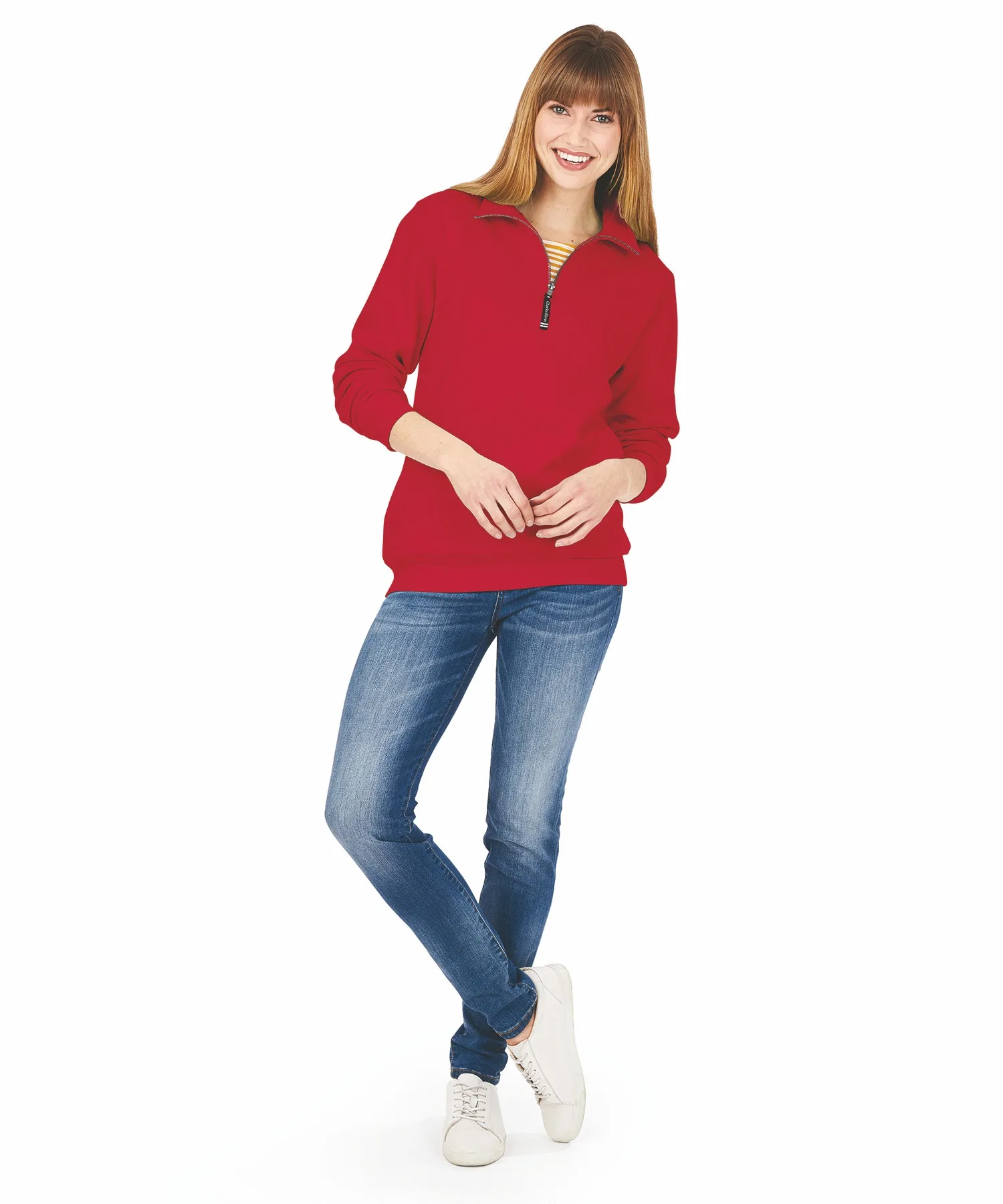 Red Blank Front Lifestyle