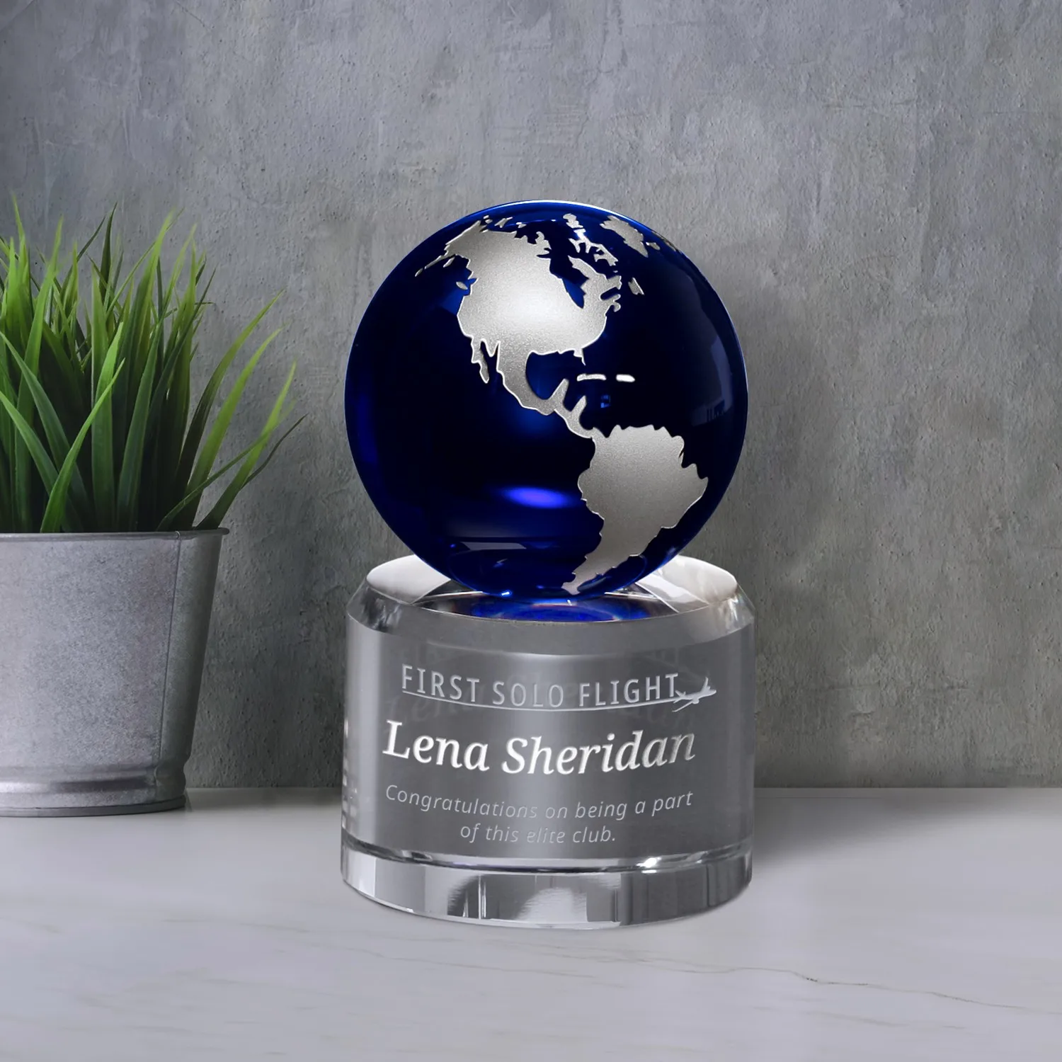 Navigator Globe Silver 5-1/4"