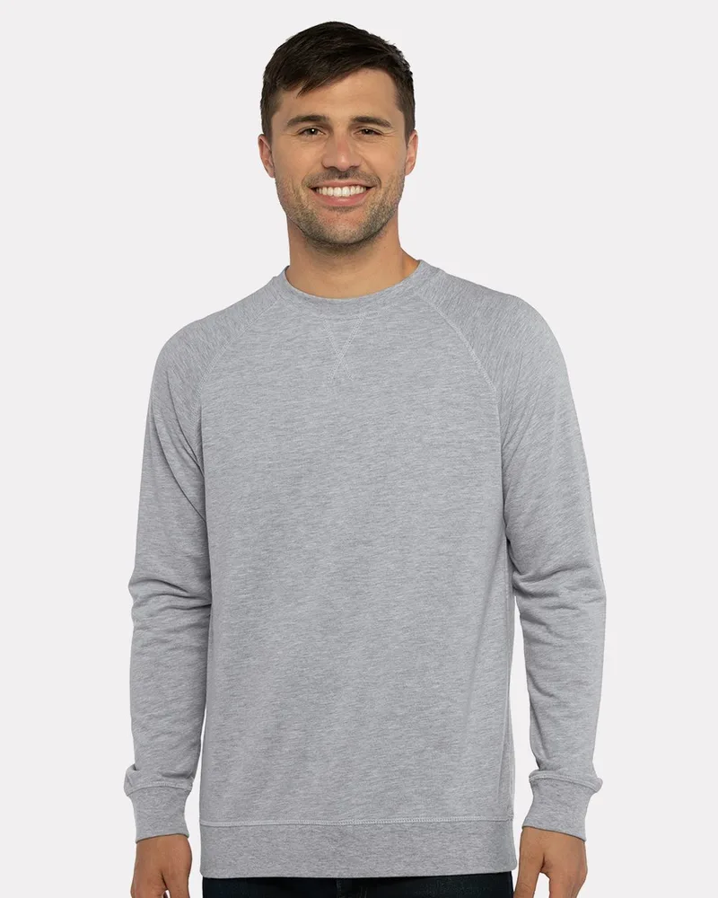 Next Level Apparel® Unisex Laguna Raglan Crewneck Sweatshirt view 2