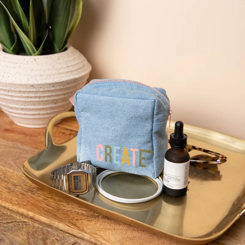 Mod Pouch - Medium - Denim