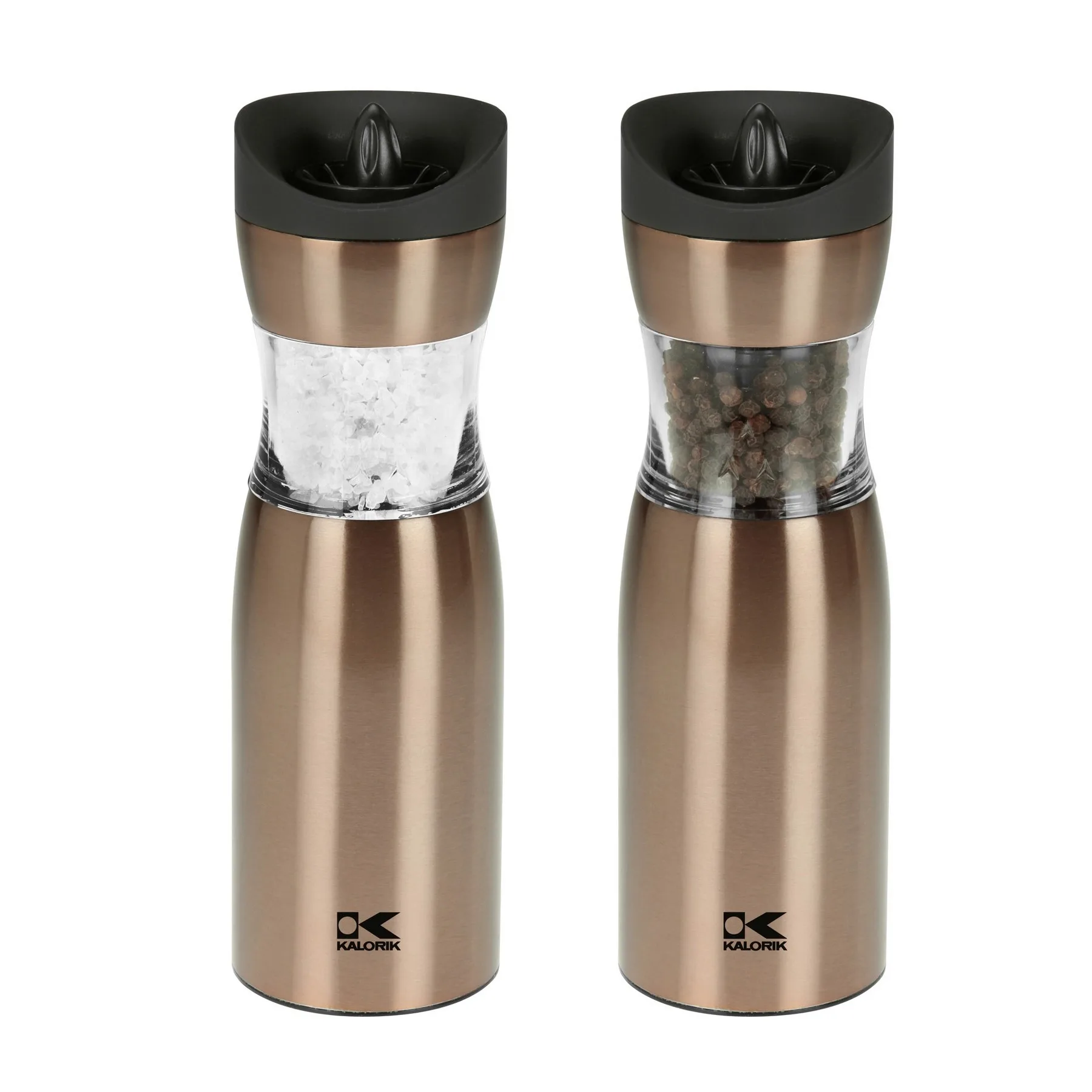 Gold Gravity Salt And Pepper Grinder Set