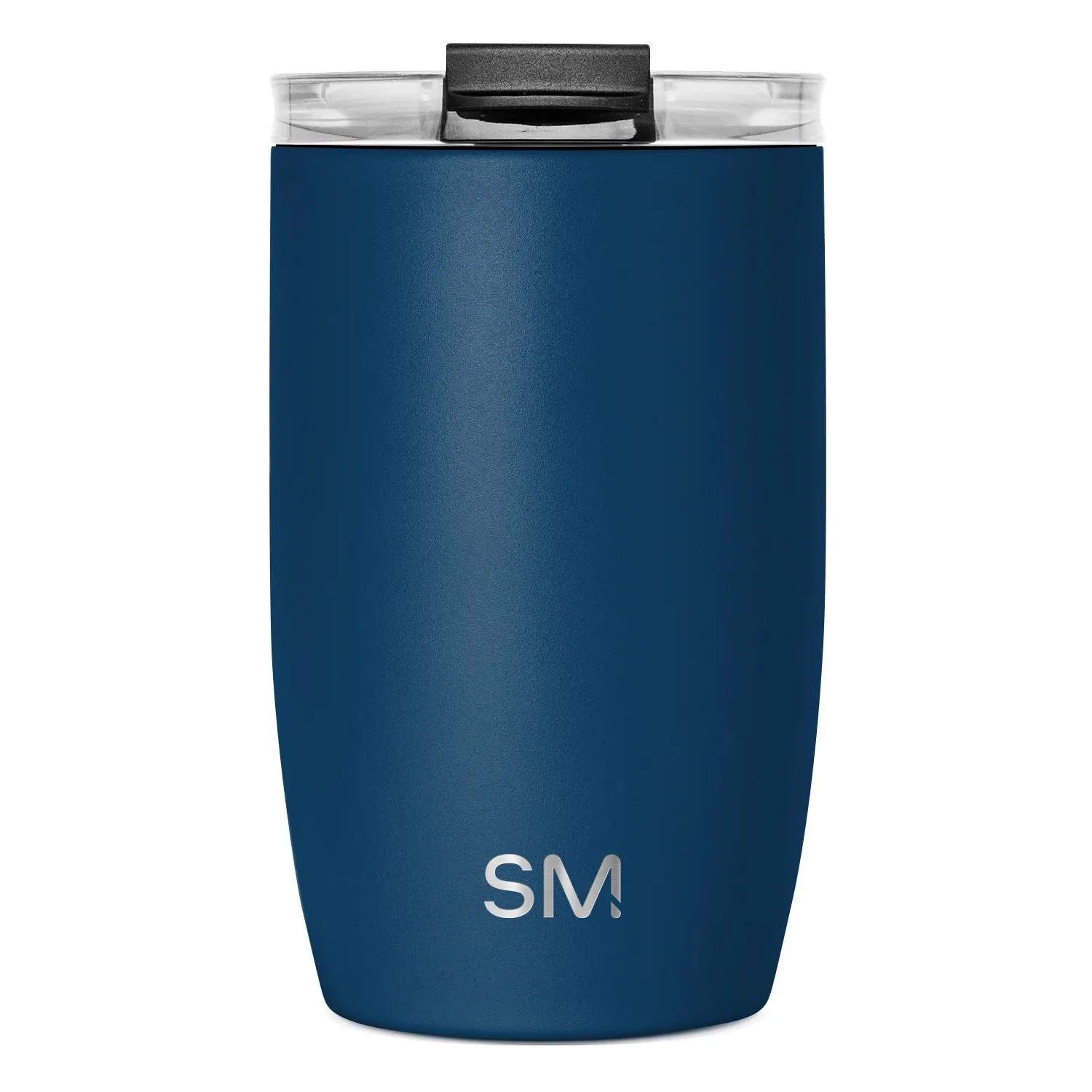 12 oz Simple Modern® Stainless Steel Double-Walled Insulated Voyager Tumbler Clear Flip Lid & Straw view 2