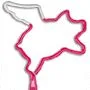 Flying Pig Multi-Color Inkbend Standard, Bent Pen
