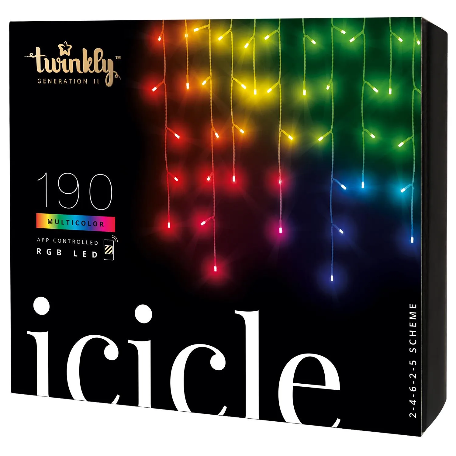 Twinkly - Icicle 190L 4.3Mm Rgb