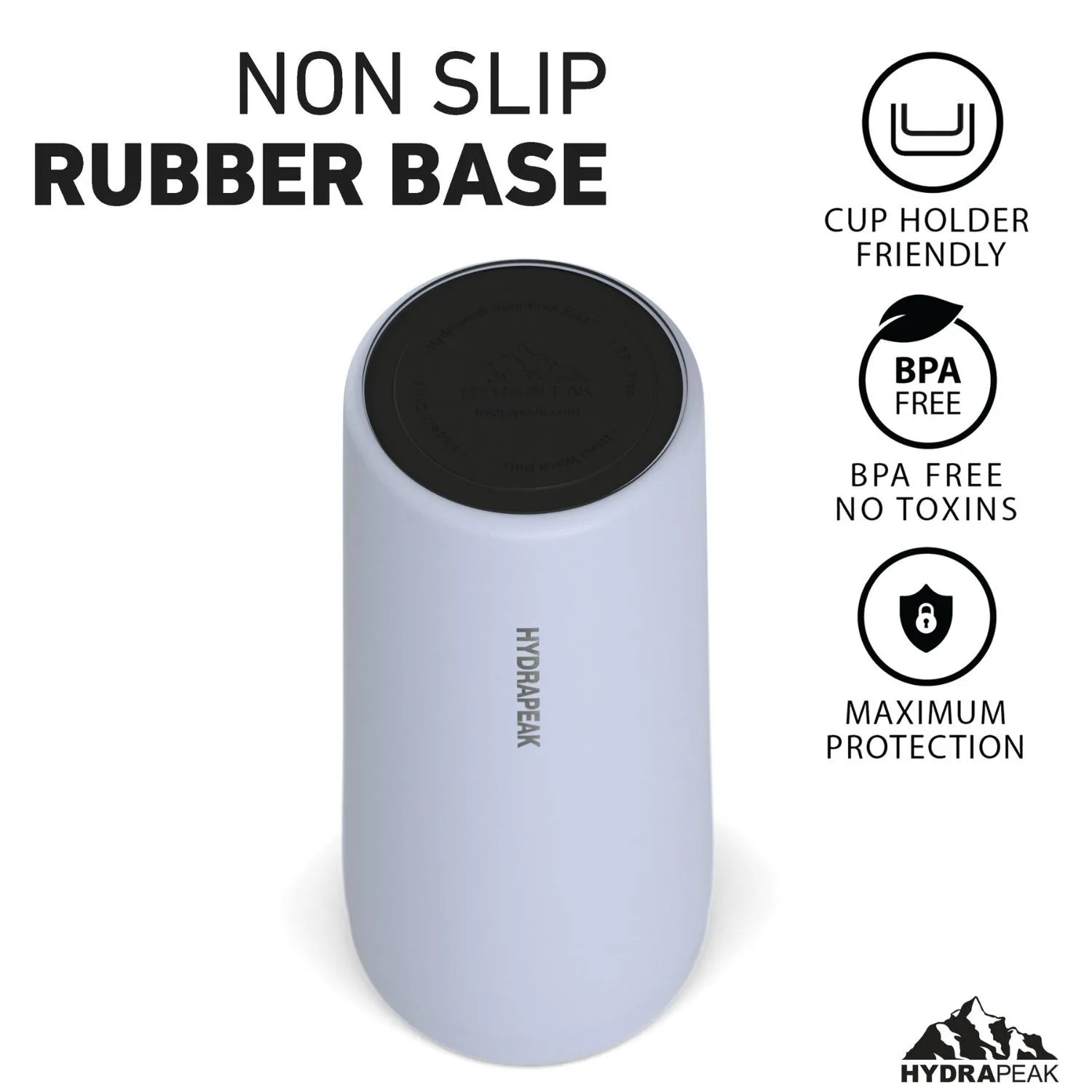 25 oz Hydrapeak® Stainless Steel Insulated Traveler Tumbler w/ Lid and Straw view 4