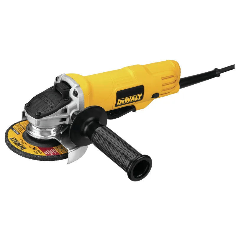 DeWalt 4.5" 7 Amp Paddle Switch Small Angle Grinder