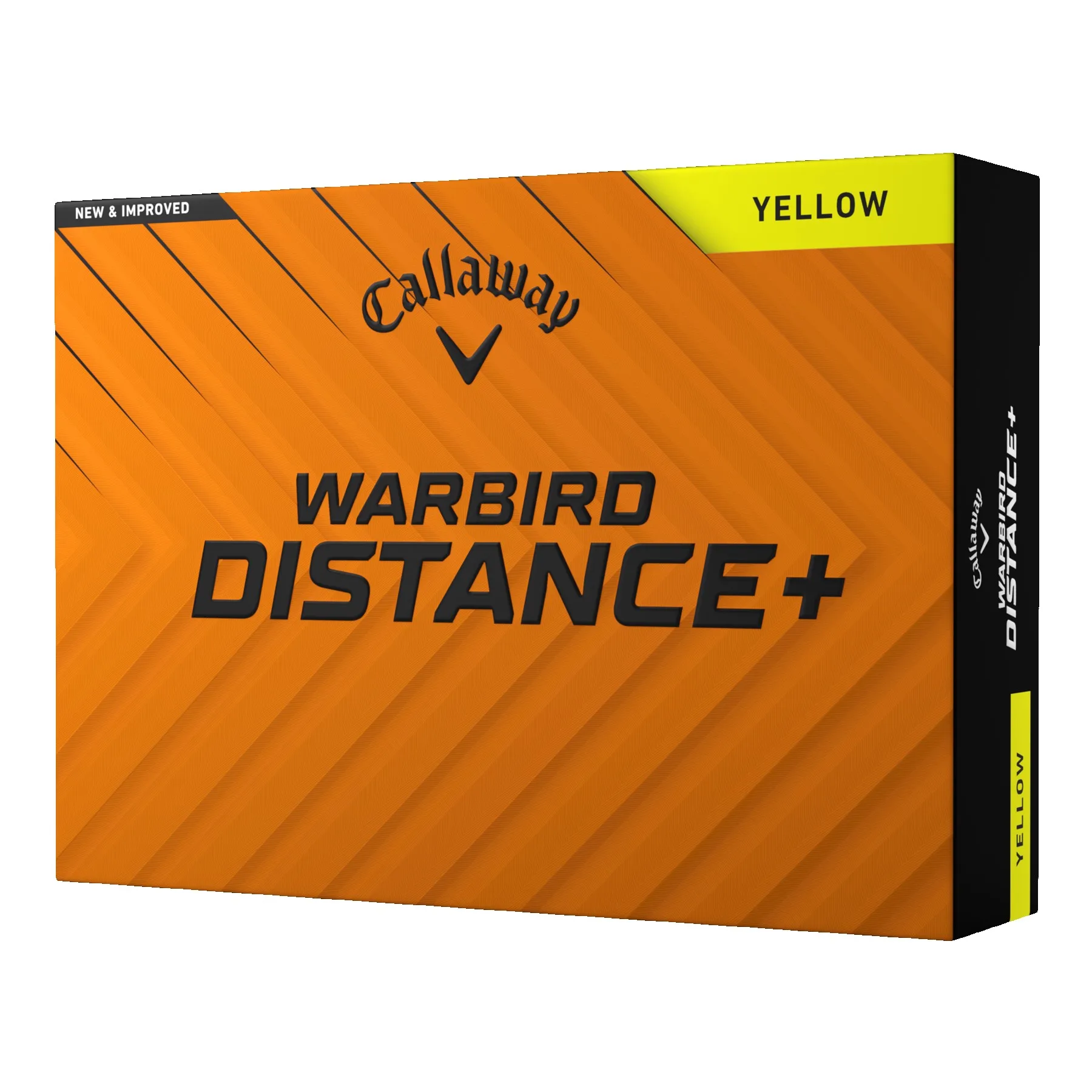Callaway Warbird Distance+ Golf Balls - Yellow