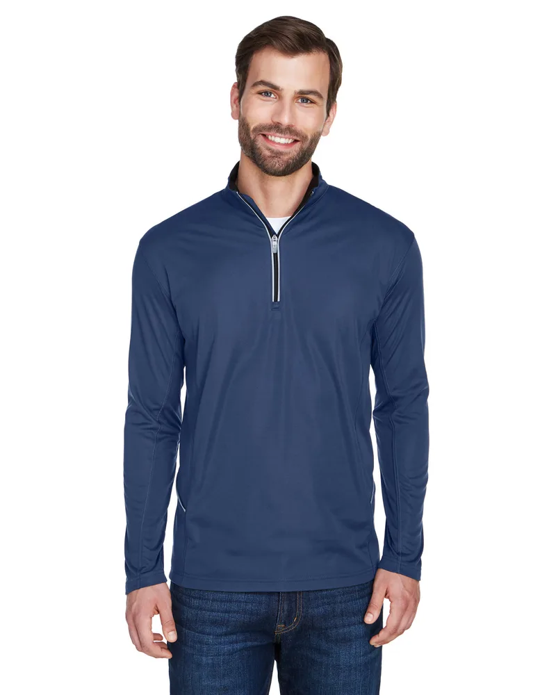 ULTRACLUB Men's Cool & Dry Sport Quarter-Zip Pullover view 5