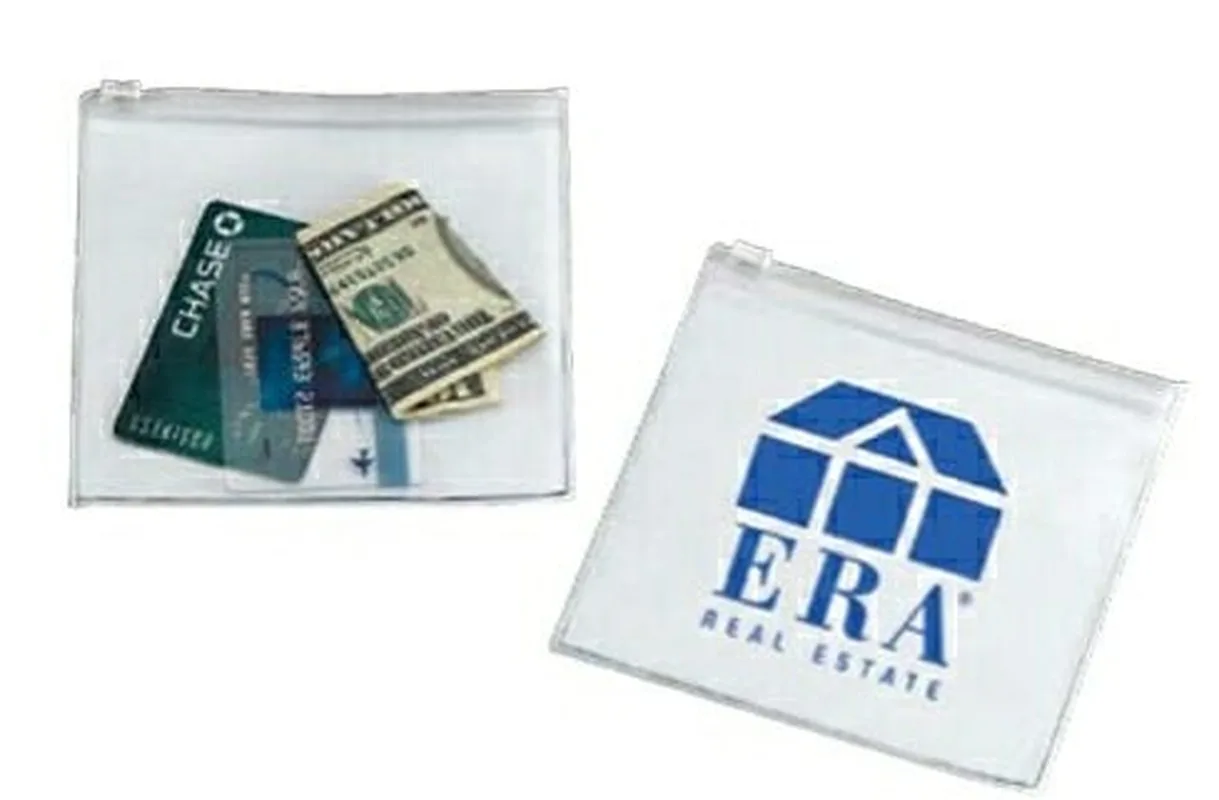 Vinyl Pouch w/Plastic Closure