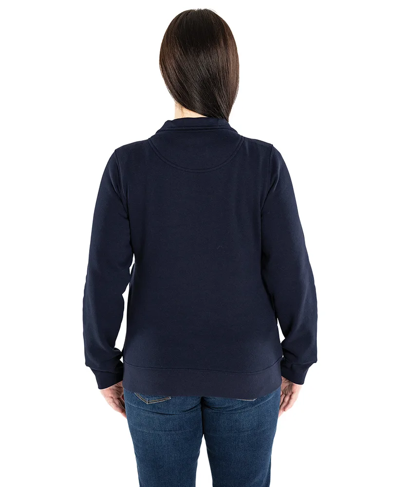 Navy Blue Blank Back View Lifestyle