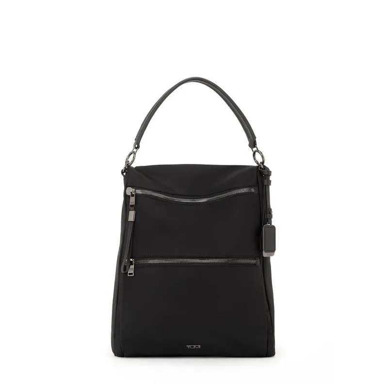 Tumi Voyageur Leigh Backpack/Tote- Black/Gunmetal