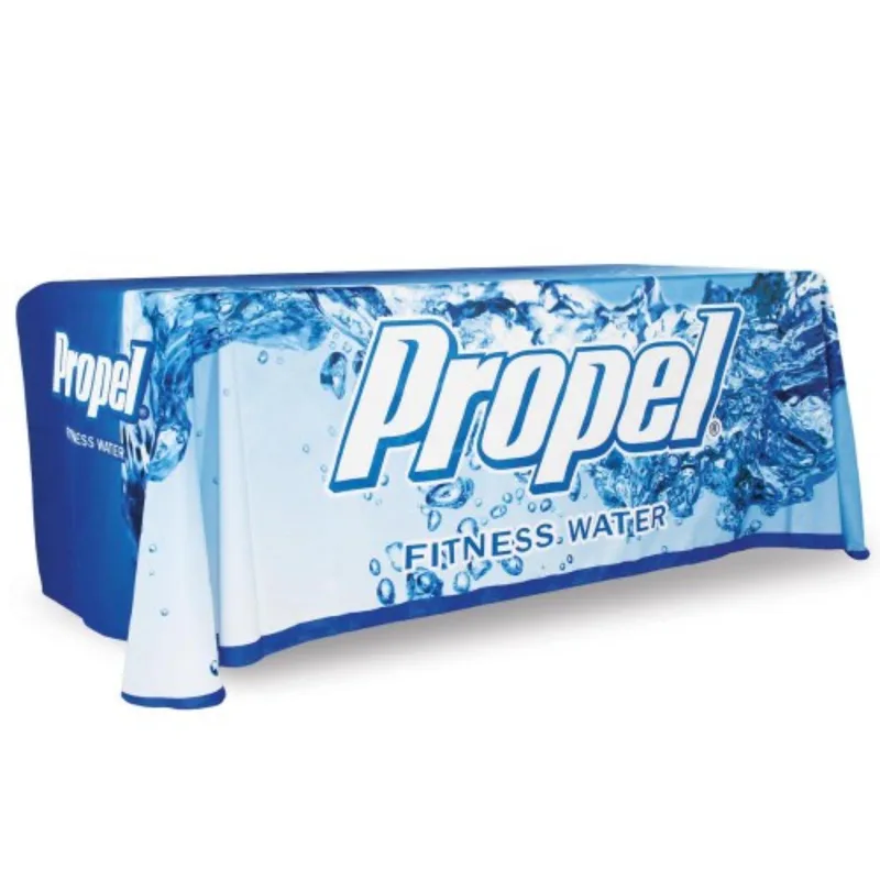 Premium 4' Throw Dye Sublimated Flowing Table Cloth view 2