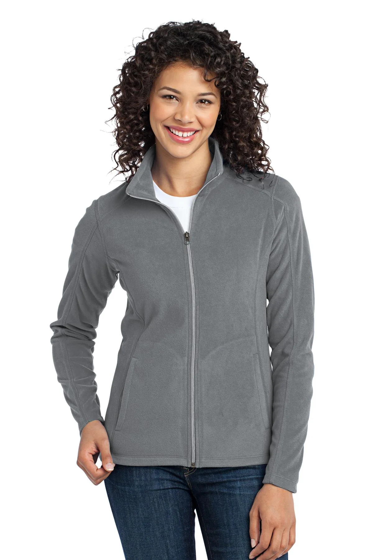 Port Authority® Women's Microfleece Jacket. view 3