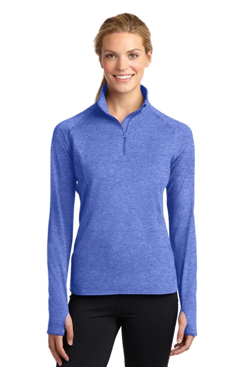 Sport-Tek® Women's Sport-Wick® Stretch 1/4-Zip Pullover.