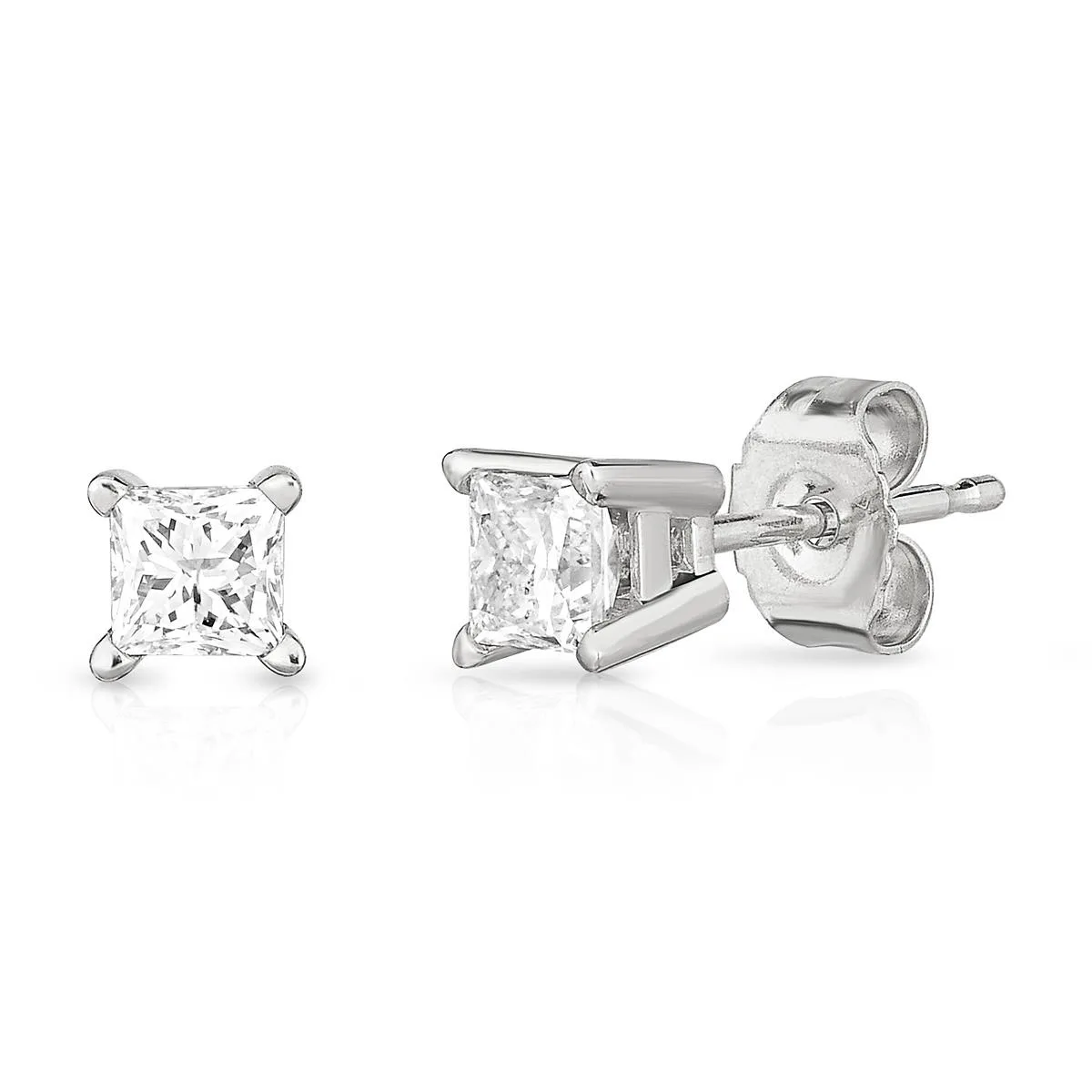 Jilco Inc Diamond Earrings - White Gold
