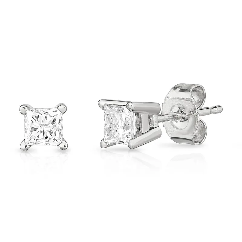 Jilco Inc Diamond Earrings - White Gold