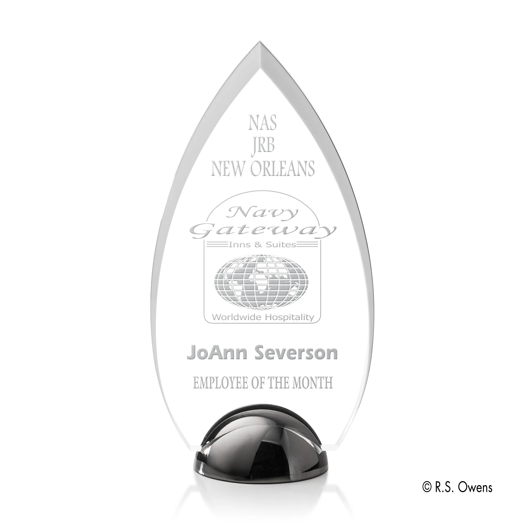 Laser Engraving, Black Nickel