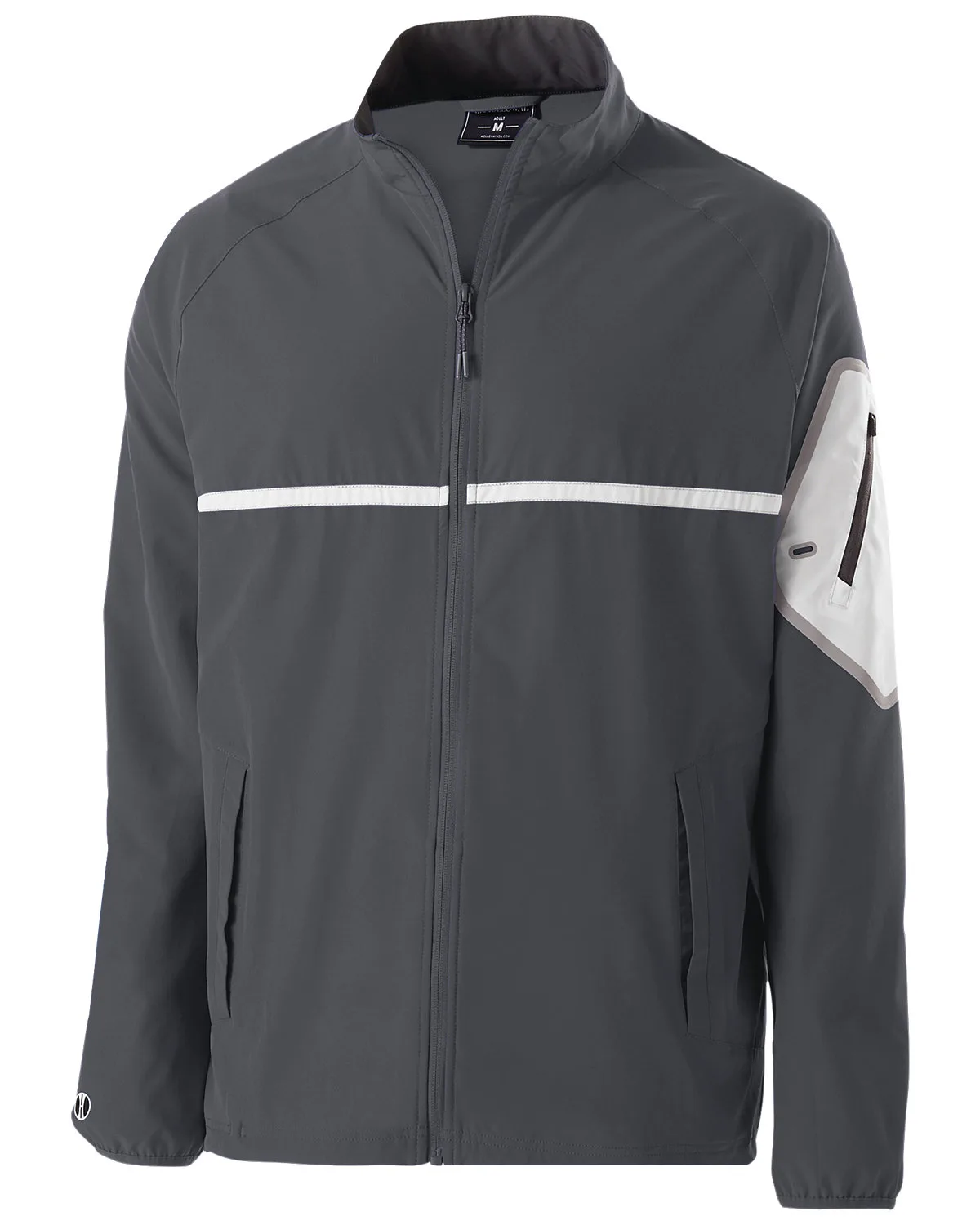 Holloway Unisex Weld 4-Way Stretch Warm-Up Jacket view 2