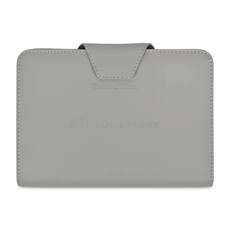 Travis & Wells® Envoy Junior Magnet Close Padfolio - Taupe