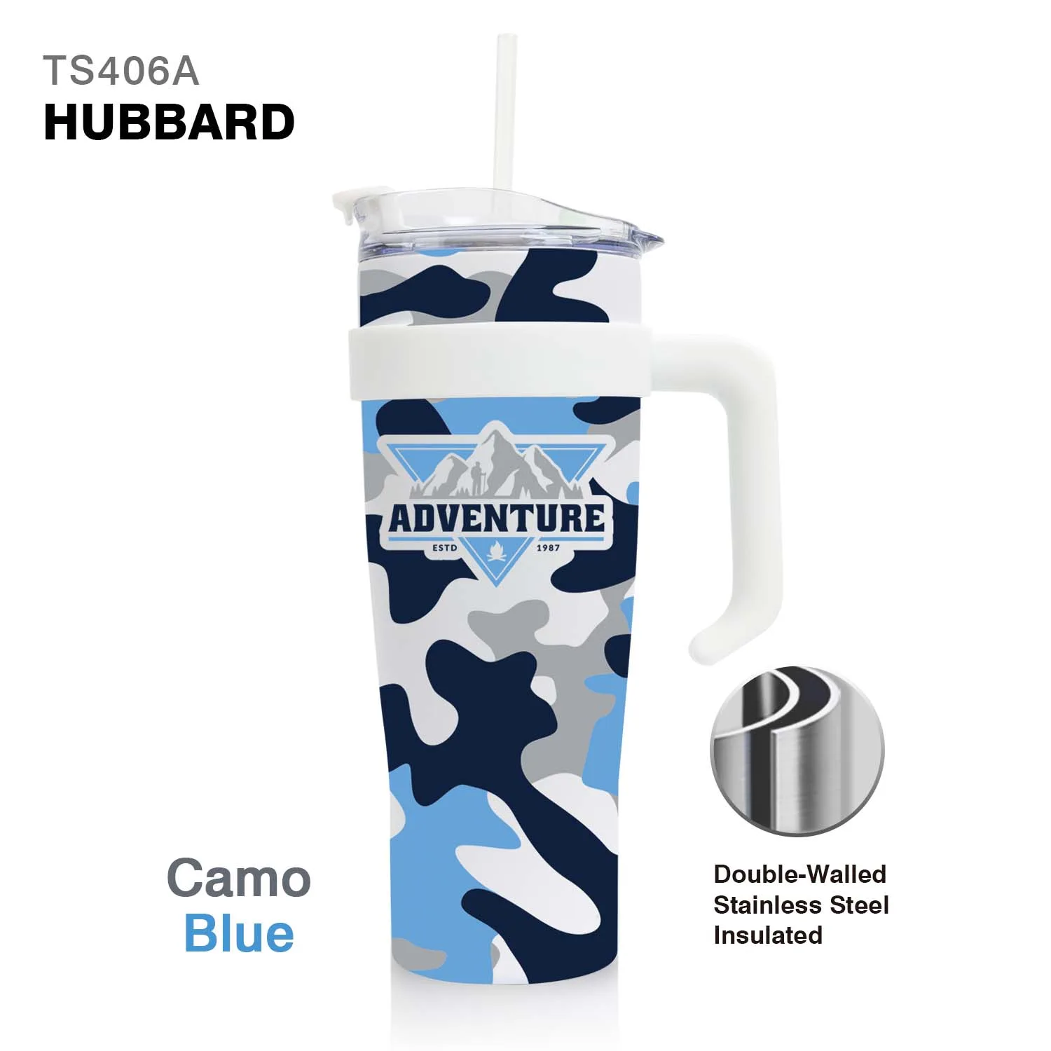 40 Oz. Hubbard Handle Mug Tumbler view 2