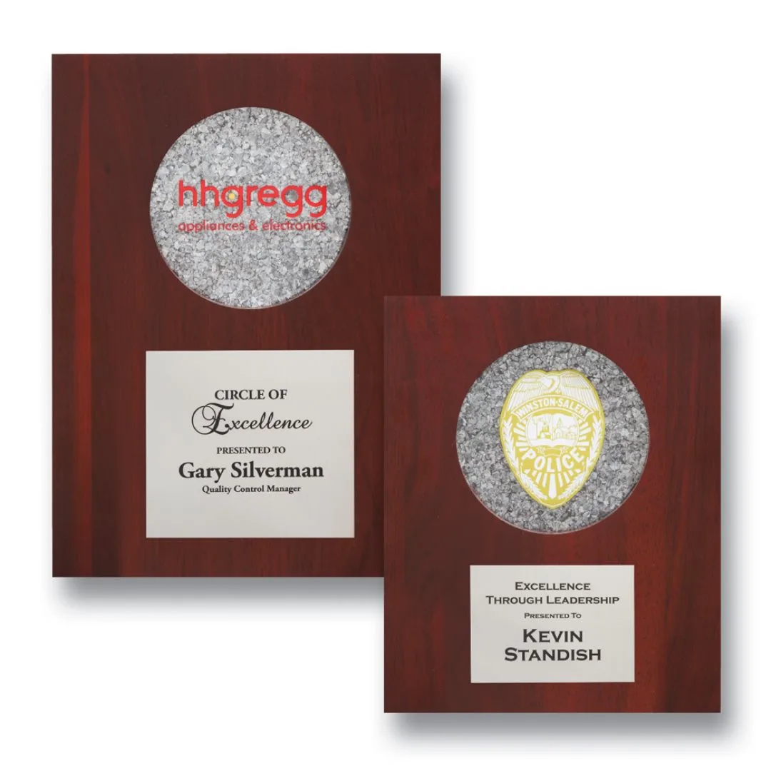 Mica Plaque - Round