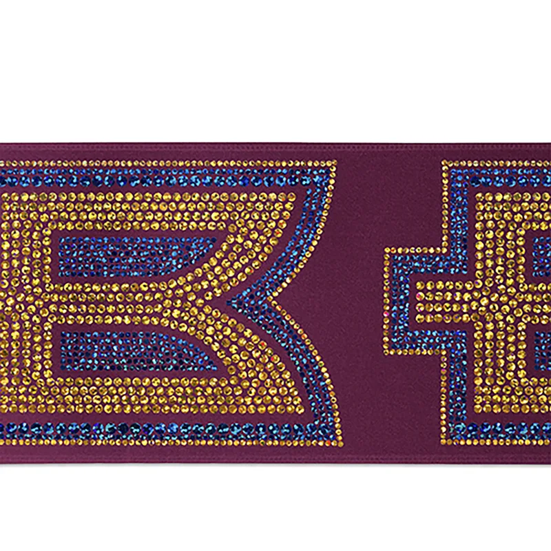 4" Badge Satin Ribbon - 25yd Roll - Sparkle view 3