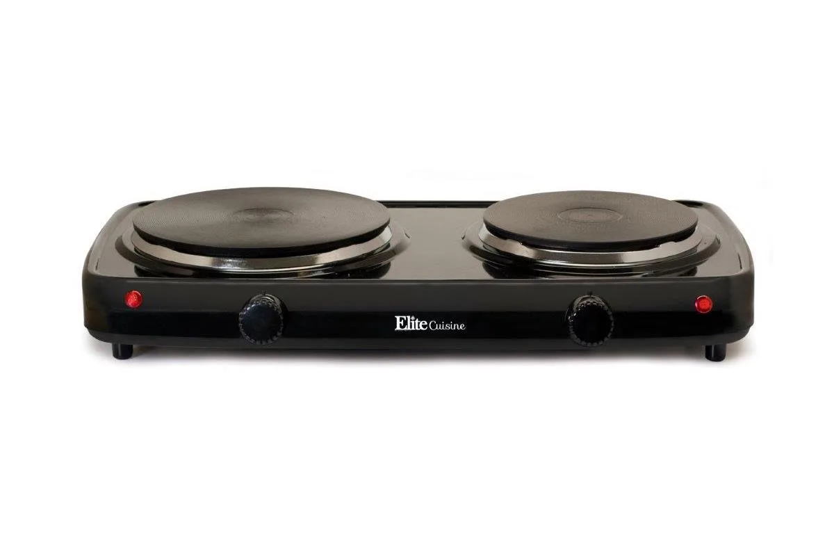 Elite Cuisine Electric Double Buffet Burner