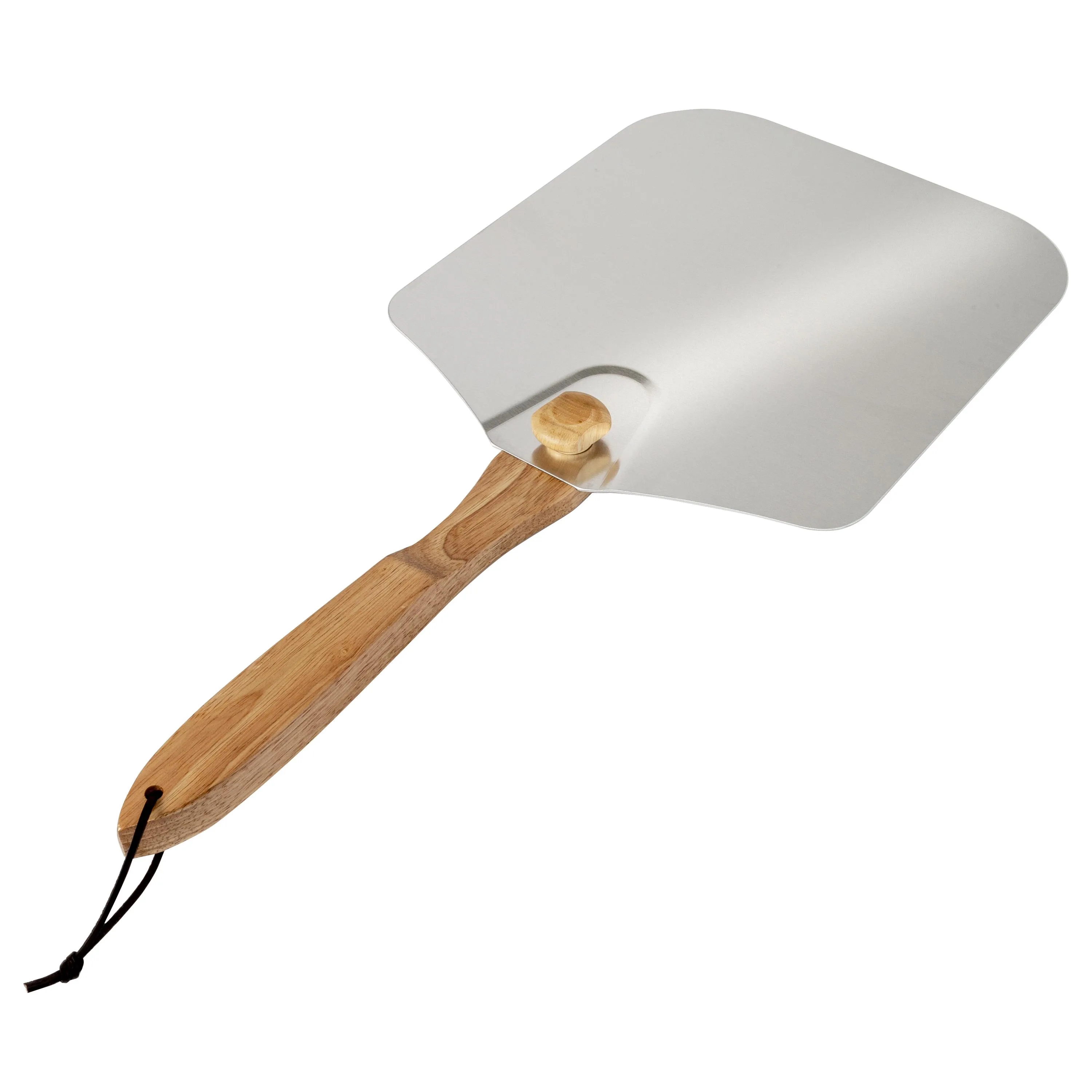 KitchenSupply Old Stone Pizza Kitchen - Pizza Peel W/Collapsible Wooden Handle, 12-Inch X 14-Inch