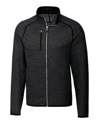 Cutter & Buck Mainsail Sweater-Knit Mens Big and Tall Full Zip Jacket view 2