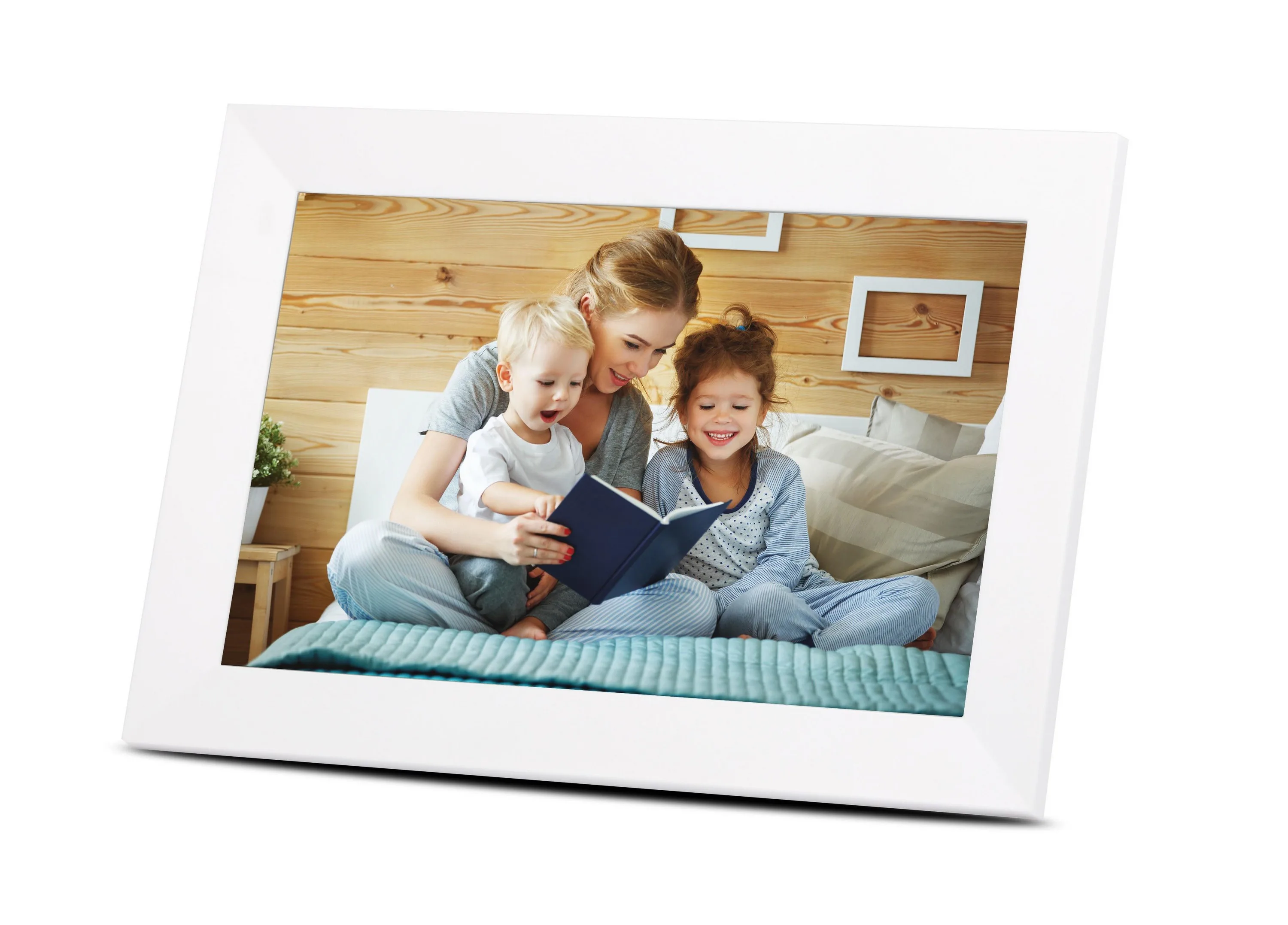 Bell+Howell 10.1" Smart Digital Photo Frame - White