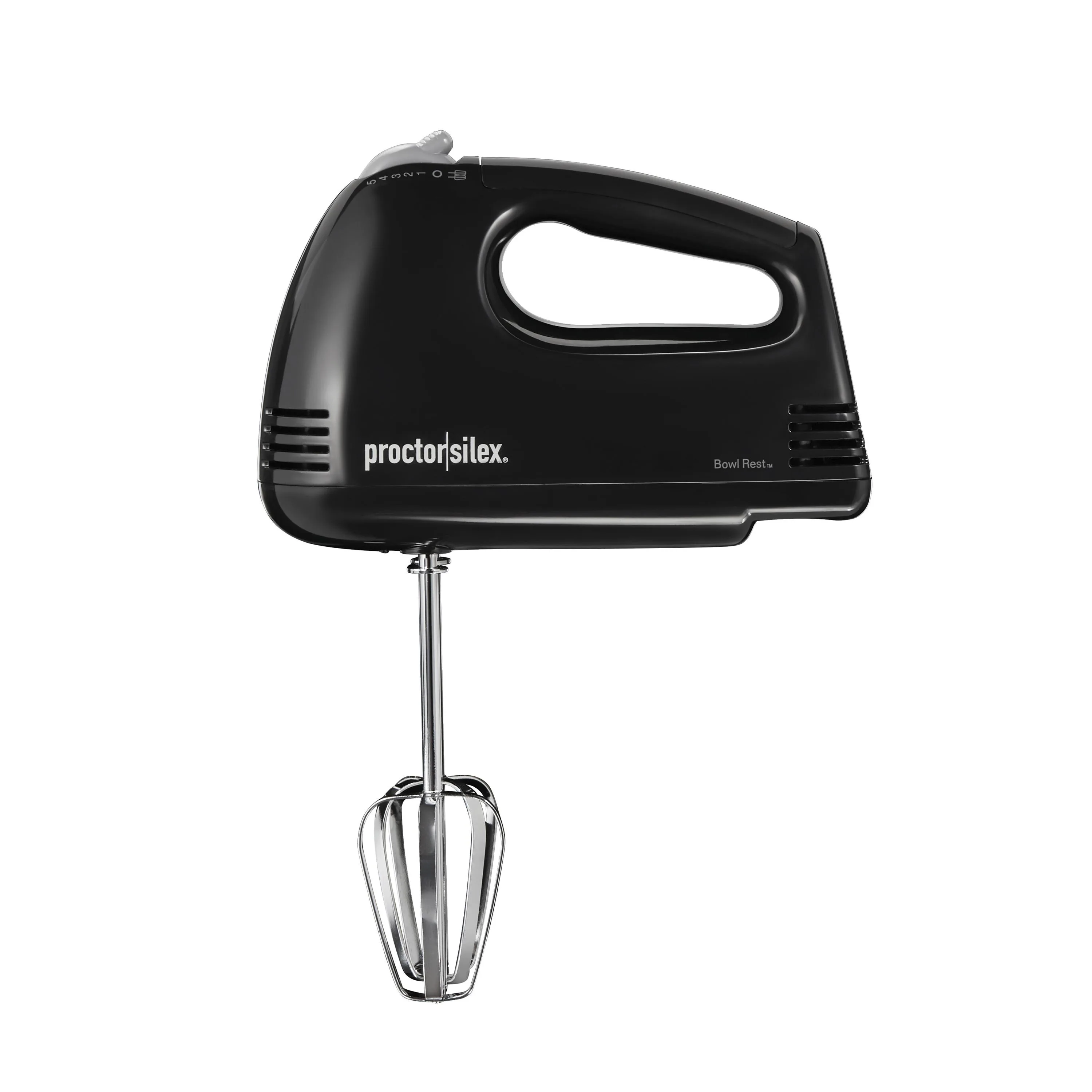 Proctor Silex Easy Mix Hand Mixer, 5 Speeds - Black