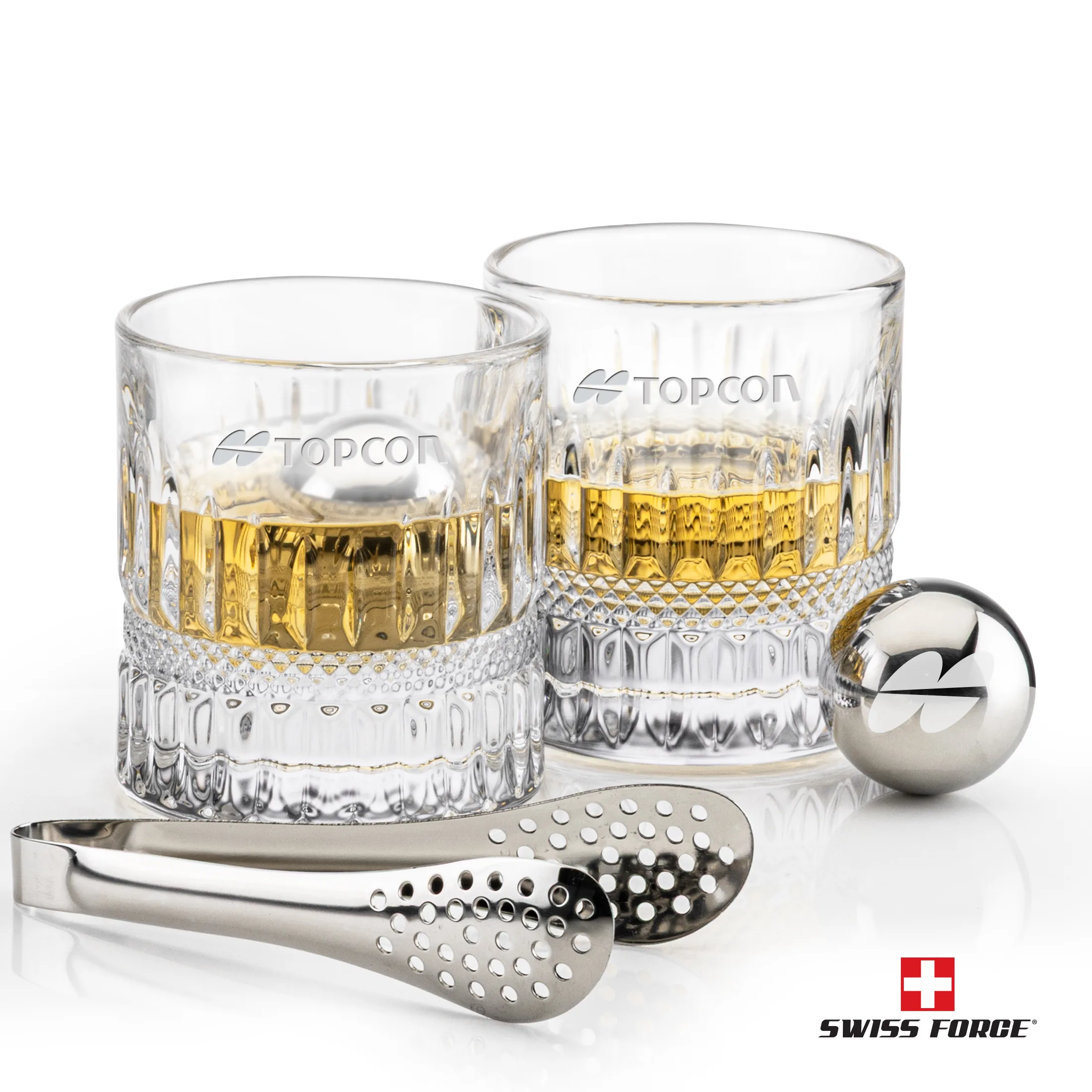 Whiskey Ball Set, Laser Engraving