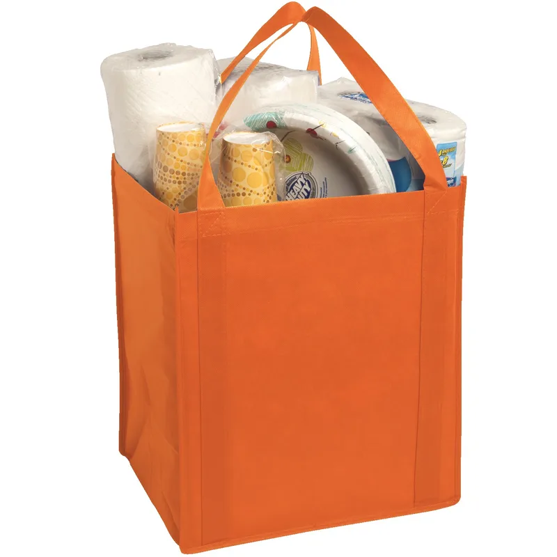 Large Non-Woven Grocery Shopping Tote Bag view 5