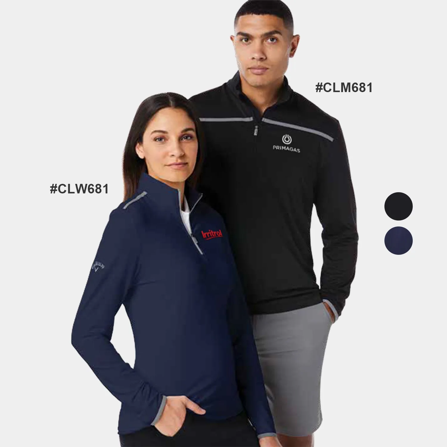 Callaway® Men's 1/4-Zip Mock Performance Pullover