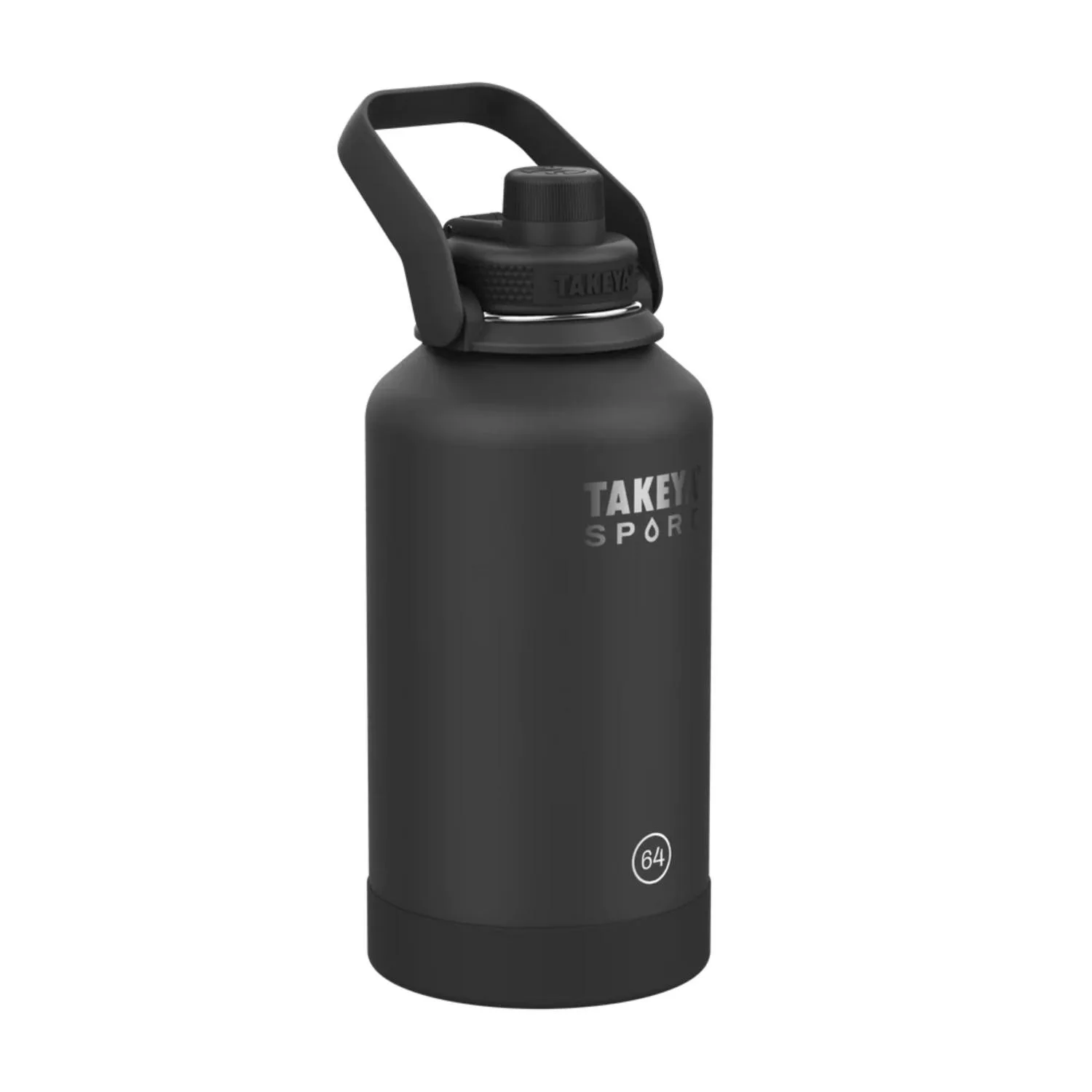 64 oz Takeya® Stainless Steel Insulated Sport Water Bottle w/ Spout Lid view 2