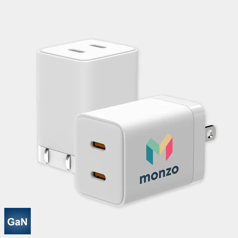 BLOK 2.0 (GAN) - DUAL USB-C GaN CHARGER