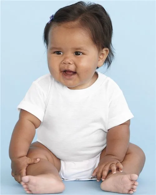 SubLiVie Infant Polyester Sublimation Short Sleeve Bodysuit