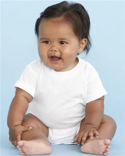 SubLiVie Infant Polyester Sublimation Short Sleeve Bodysuit
